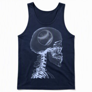X-Ray Baseball Skull Tank Top