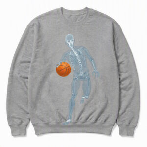 Skeleton Basketball Player Sweatshirt