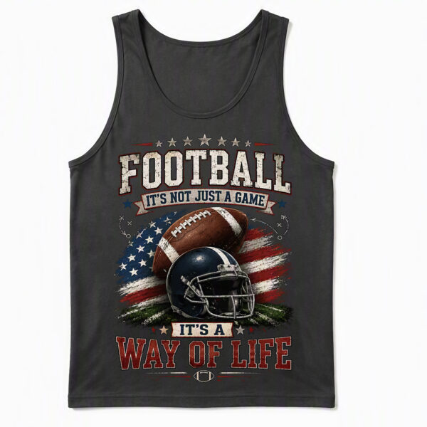 2508260014-Football Way of Life Graphic Apparel Tank Top Football Way of Life Tank Top