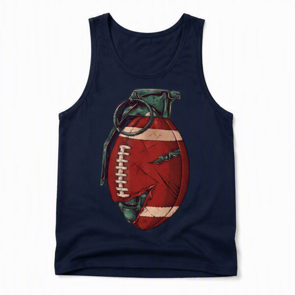 2508260026-Football Spirit Graphic Apparel Tank Top Football Spirit Tank Top