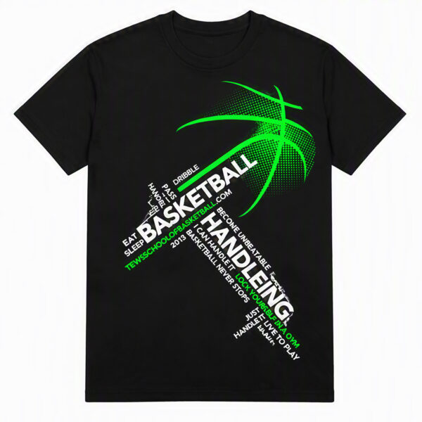 Basketball Handling Typography T-Shirt