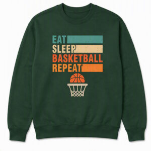 Eat Sleep Basketball Repeat Sweatshirt