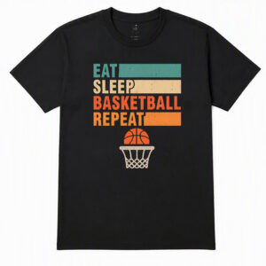 Eat Sleep Basketball Repeat T-Shirt