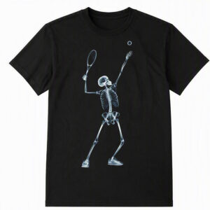 Skeleton Racket Player T-Shirt